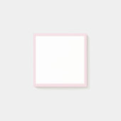 Hellrosa Randnotizen Post-it Klebezettel (Vorderseite)