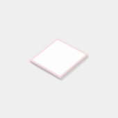 Hellrosa Randnotizen Post-it Klebezettel (angewinkelt)