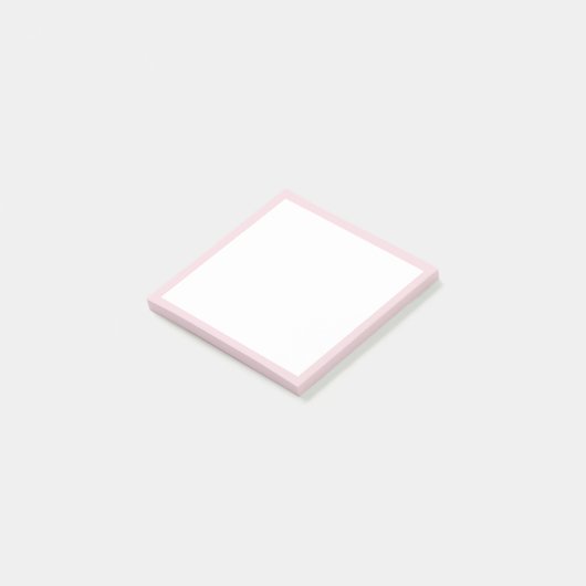 Hellrosa Randnotizen Post-it Klebezettel (angewinkelt)