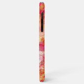 Hellrosa Rosa Gelbgelbe Polygon Mosaik Kunst Case-Mate iPhone Hülle (Hinten/Links)