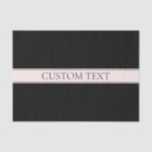 Hellrosa Rosa Streifen und eleganter bearbeitbarer Seidenpapier (Vorderseite)