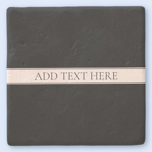 Hellrosa Rosa Streifen und eleganter bearbeitbarer Steinuntersetzer