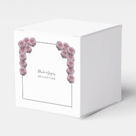 Hellrosa Rose Hochzeit Geschenkschachtel
