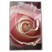 Hellrosa Rose Mittlere Geschenktüte (Vorderseite)
