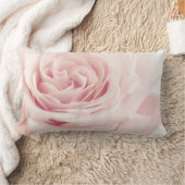 Hellrosa Rosen-Blume - Rosen-Blumen mit Blumen Lendenkissen (Decke)