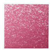 Hellrosa Rosen-Imitat-Sparkles Glitter Fliese (Vorderseite)