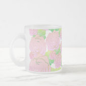 Hellrosa Rosen Mattglastasse (Links)