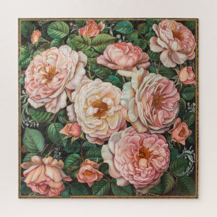 Hellrosa Rosen Puzzle