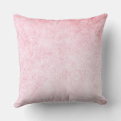 Hellrosa Samttextur Kissen (Rückseite)
