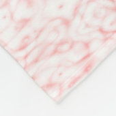 Hellrosa Schwenk mit Herzvlies Fleecedecke (Ecke)