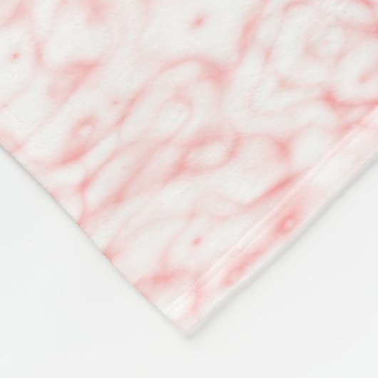 Hellrosa Schwenk mit Herzvlies Fleecedecke (Ecke)