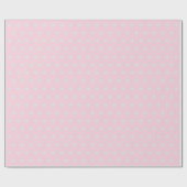  Hellrosa sehr hell bläulich Grau Polka Punkte Geschenkpapier (Flach)