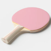 Hellrosa, solide Farbe Girly Pastel Tischtennis Schläger (Vorderseite)