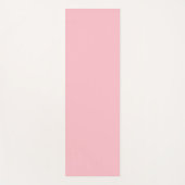 Hellrosa, solide Farbe Girly Pastel Yogamatte (Vorderseite)