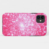 Hellrosa Stars Case-Mate iPhone Hülle (Rückseite (Horizontal))