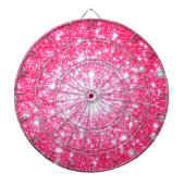 Hellrosa Stars Dartscheibe (vorne)