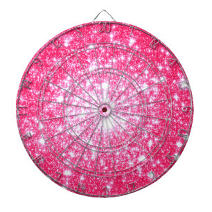 Hellrosa Stars Dartscheibe