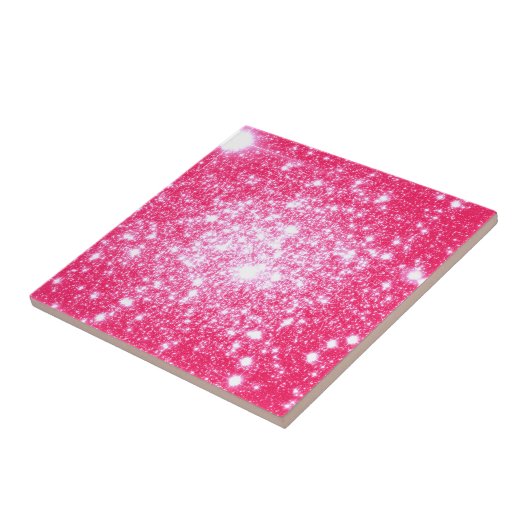 Hellrosa Stars Fliese (Seite)