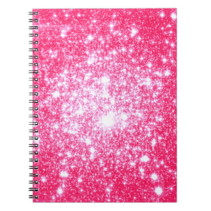 Hellrosa Stars Notizblock