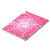 Hellrosa Stars Notizblock (Rotiert)