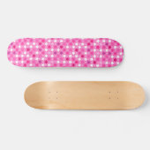 Hellrosa Sternenzeit Skateboard (Horizontal)