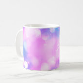 Hellrosa strahlt immer inspirierende Tasse aus (Vorderseite Links)