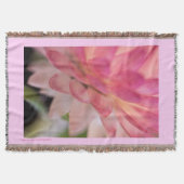 Hellrosa Strawblume Decke (Vorderseite)