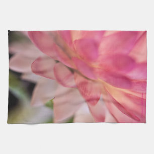 Hellrosa Strawblume Geschirrtuch