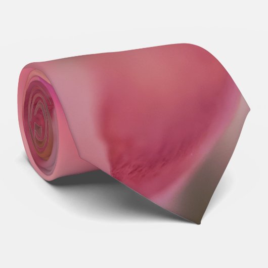 Hellrosa Strawblume Krawatte (Gerollt)