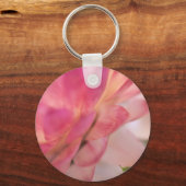 Hellrosa Strawblume Schlüsselanhänger (Vorderseite)