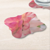 Hellrosa Strawblume Untersetzer (angewinkelt)
