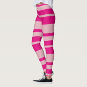 Hellrosa Streifen Leggings (Links)