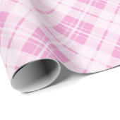 Hellrosa Tarta Weihnachtsmuster Geschenkpapier (Rolleneckpunkt)