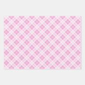 Hellrosa Tarta Weihnachtsmuster Geschenkpapier Set (Vorderseite 3)