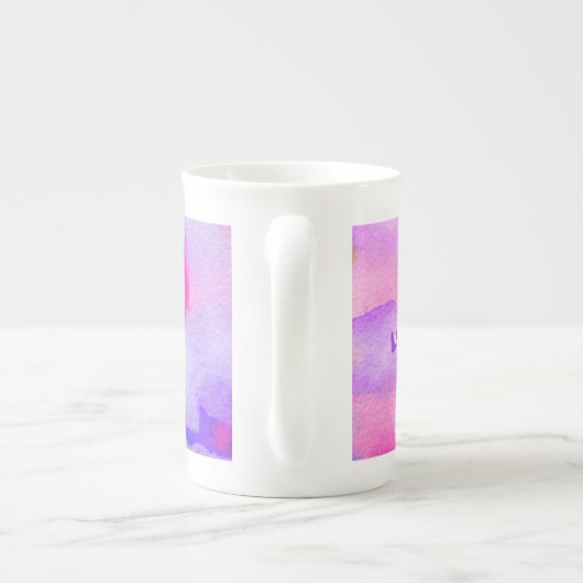 Hellrosa Tasse (Rückseite)