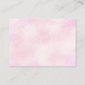 Hellrosa Teddy Bear Airplane Books for Baby Begleitkarte (Rückseite)