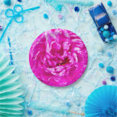 Hellrosa Teller, 7 Zoll rund Pappteller (Party)