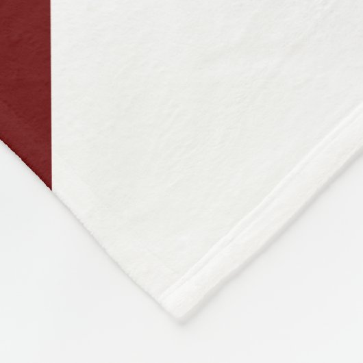 Hellrosa, tiefrot, weiße, schlanke Streifen Fleecedecke (Ecke)