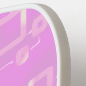 Hellrosa Tint Quadrate Pickleball Paddel Pickleball Schläger (Linke Seite)