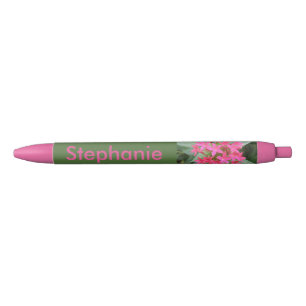 Hellrosa Tropische Blume Personalisierter Pen Kugelschreiber