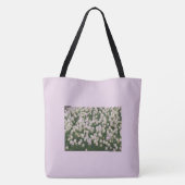Hellrosa Tulips Totbeutel Tasche (Rückseite)