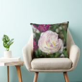 Hellrosa Tulpen an einem sonnigen Tag Kissen (Stuhl )