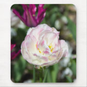 Hellrosa Tulpen an einem sonnigen Tag Mousepad (Vorne)