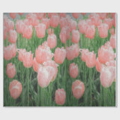 Hellrosa Tulpen-Geschenkpapier Geschenkpapier (Flach)