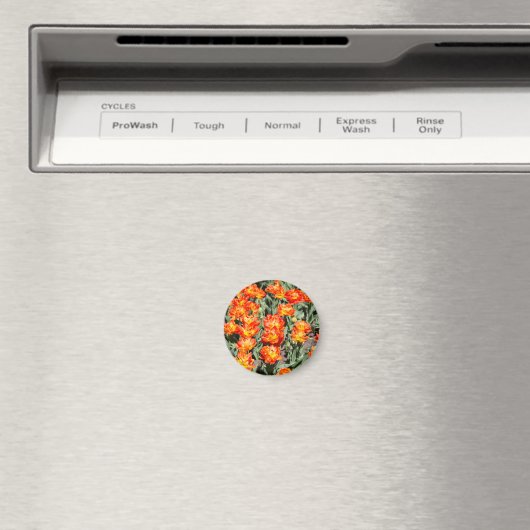 Hellrosa Tulpen Magnet (In Situ (Geschirrspüler))