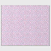 Hellrosa und blaues Abstract Geschenkpapier (Flach)