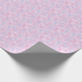 Hellrosa und blaues Abstract Geschenkpapier (Ecke)
