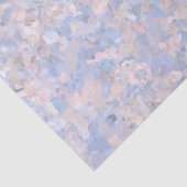 Hellrosa und blaues Popcorn-Papierpapier Seidenpapier (Detail)