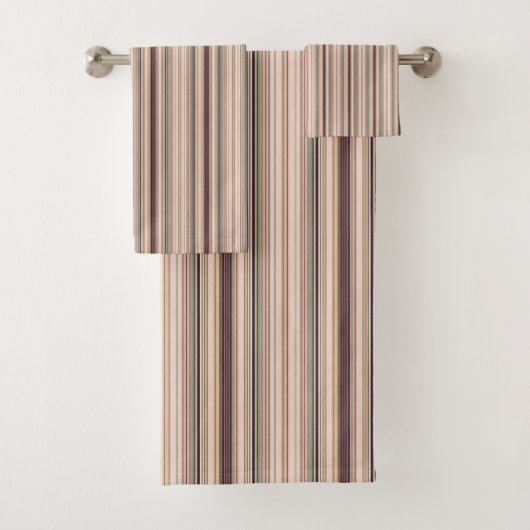 Hellrosa und Burgund Badhandtuch Set (Insitu)