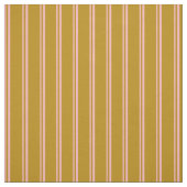 Hellrosa und dunkle Goldene Streifen Stoff (Muster)